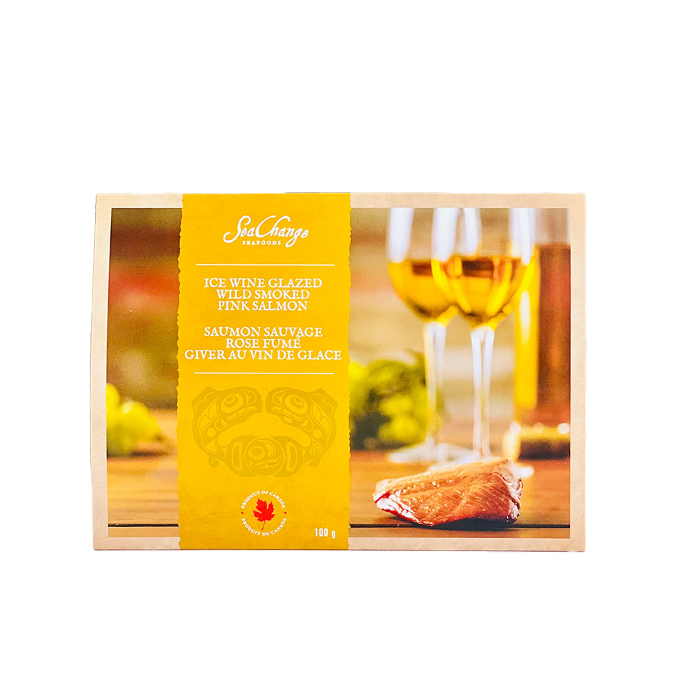 Ice Wine Glazed Pink Smoked Salmon 100g