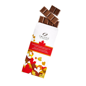 Galerie au Chocolat Maple Crunch Milk Chocolate Bar 100G
