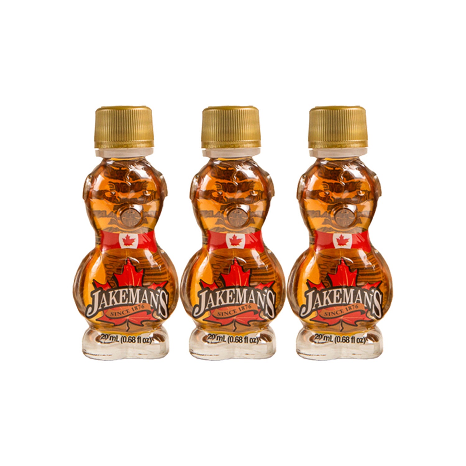 Jakeman's Maple Bears In A Bag 3 Pack x 20 ml