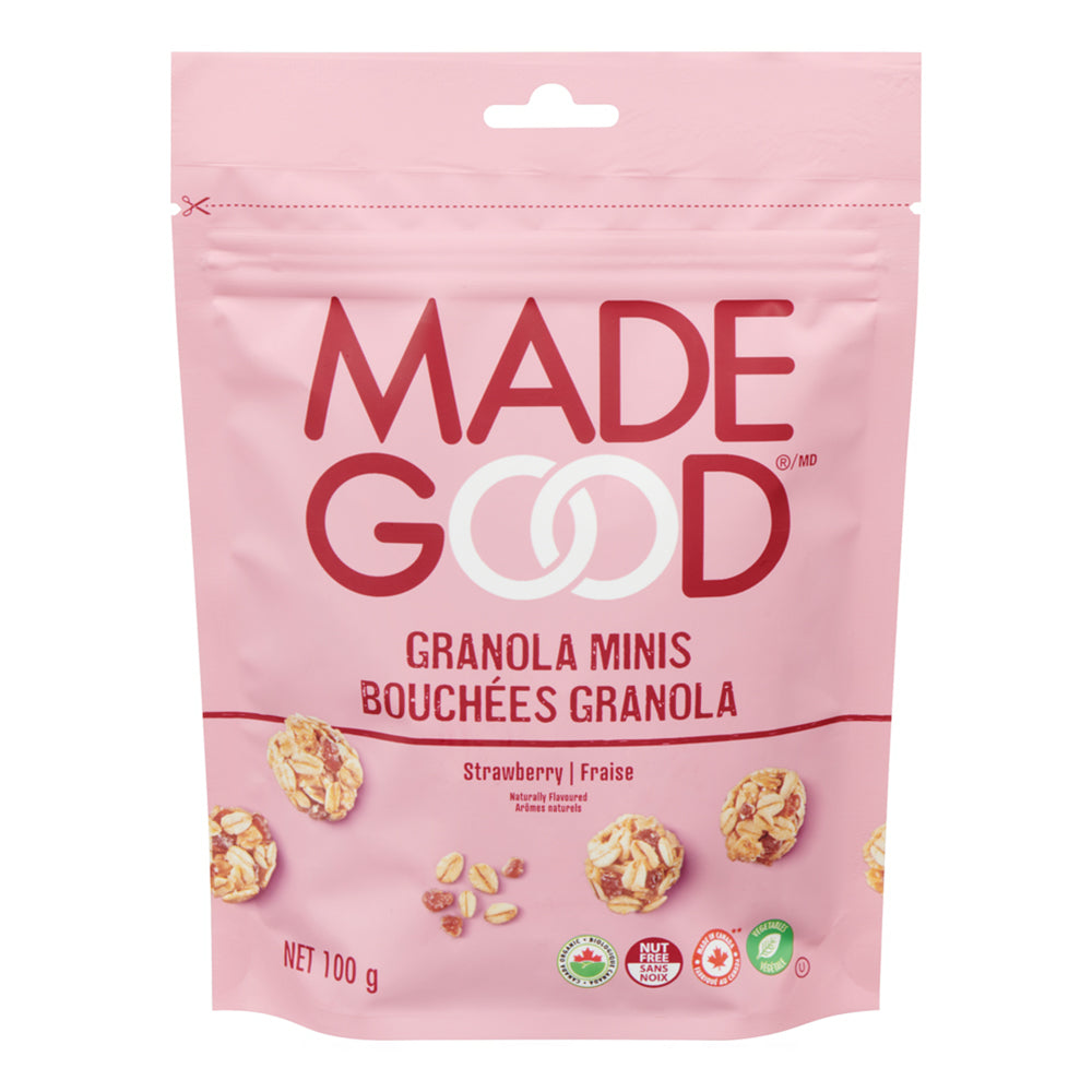 Made Good Strawberry Granola Minis Pouch 100g