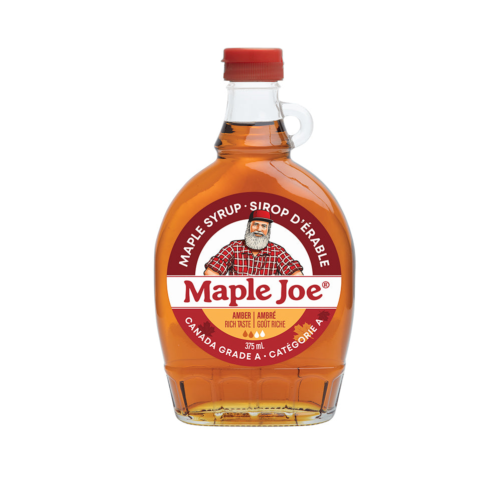 Maple Joe Dark maple syrup glass bottle 189ml