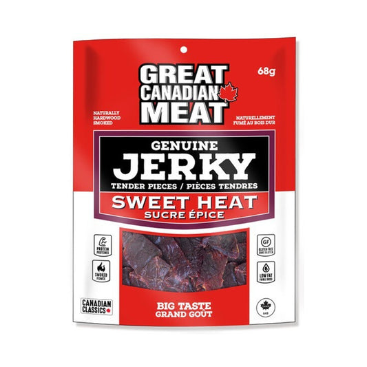 Great Canadian Meat Beef Jerky Sweet Heat 68g